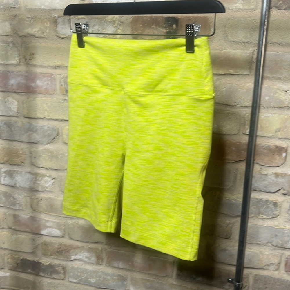 Outdoor Voices Lime Green Biker shorts - Picture 3 of 6